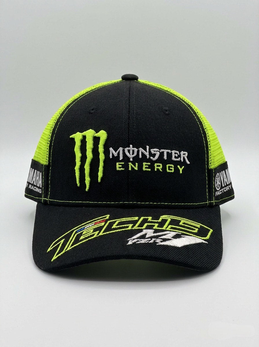 Monster Energy Yamaha Factory Racing Cap – Black & Neon Green